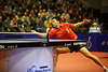 Ma Long Photos China Pingpongstar Sportbilder Tischtennis Aktion-Portrait am Ball