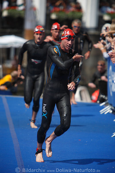 Neuseelander Bevan Docherty wird 5. am Ziel bei Triathlon-WM in Hamburg
