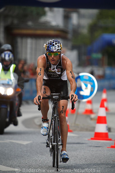 Daniel Unger Radrennen Hamburg nach Reifenpanne