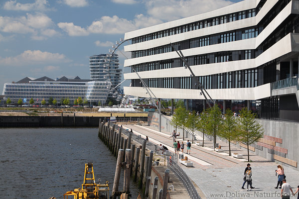 HafenCity Universitt Hamburg an Norderelbe berseequartier Unilever moderne Architektur urbane Landschaft
