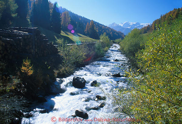 Stromschnelle, Bergbach, Steine Wildwasser, Flussbett, Sdtirol Berge, Nationalparks Stilfserjoch