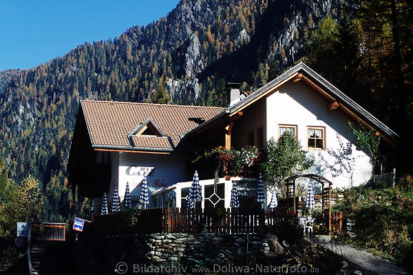 Gasthaus Caf Albergo al Lago, Martelltal Berge Unterkunft an Zufrittsee-Strasse