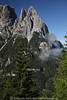 Santner Spitz Fotos Dolomiten Felsen Bergspitze Naturbilder Südtirol Gipfel alpine Landschaft am Seiser Alm