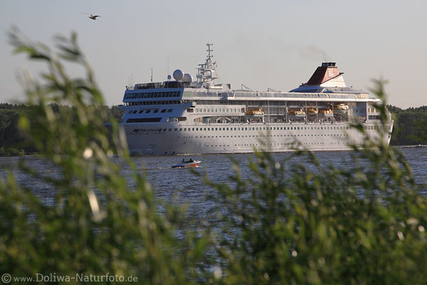Schiff Braemar Foto Kreuzfahrt in Elbwasser