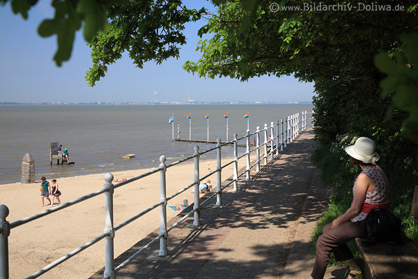 Dangast Jadeuferweg Strand Phallus Wanderweg Naturidylle Kaiserstuhl Foto Nordseekste