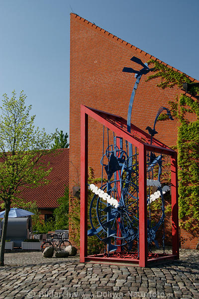 Landwirtschaft-Museum, Meldorf, Exponate im Freien, Jungfernstieg, Galerie, Neue Hollnderei Caf Bistro