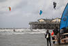 Kitesurfen vor Seebrcke St. Peter-Ording