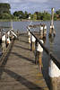 Arnis Schlei-Steg Wasserbrücke Lichtstimmung Foto Bootsteg in Hafen