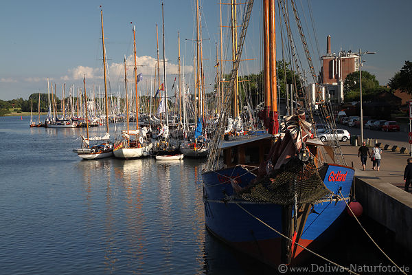 Schleiwasser Schiff Gotland Segelboote Yachthafen Kappeln Fjord-Landschaft Foto