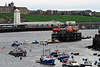 Tyne River North-Shields Stadt Hafen am Fluufer Boote in Wasser Landschaft