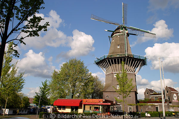 Amsterdam Windmhle De Gooyer Molen an Zeeburgerstraat City-Landschaft