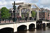 Nieuwe-Herengracht-Brücke vor Hermitage Amsterdam Foto Wasserkanal Landschaft