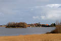 Uitdam Dorf Wasserlandschaft am Markermeer Nordholland Polderland