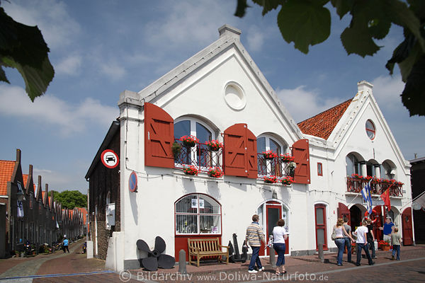 Zierikzee Hafenallee Huserreihe