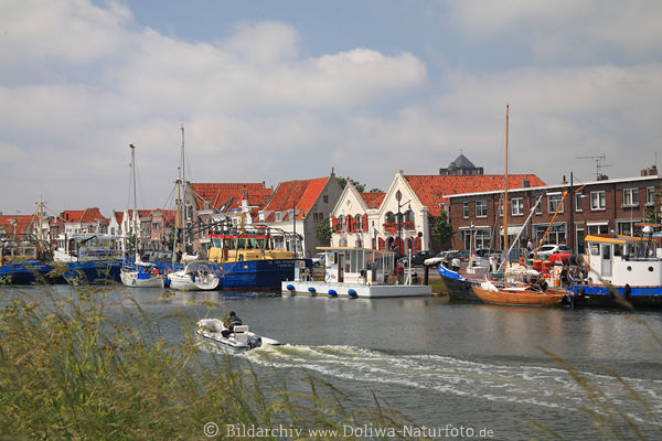 Zierikzee Hafen Wasserkanal zur Oosterschelde