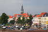 Vlissingen Stadtlandschaft Bild Uhr-Glockenturm Häuser Architektur Panorama
