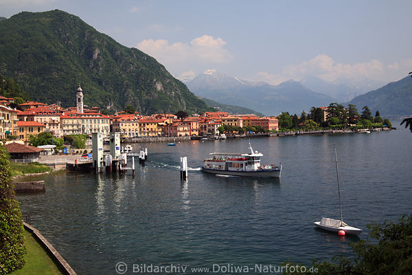 Menaggio HafenCity Comer-See Bergpanorama