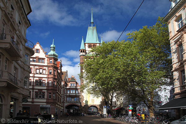 Freiburg Martinstor historische Altstadt