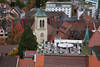 Freiburg SKAJO-Bar Dachterrasse Foto Altstadt D�cherLandschaft