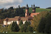 Kloster St. Peter in Lichtstimmung Foto ber Bume Schwarzwald Berglandschaft am Horn