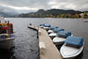 Titisee Wasser Boote Landschaft Bild Steg in Schwarzwald-Bergsee auf 840m Seehöhe